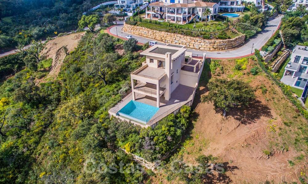 Modern villa with beautiful mountain and sea views for sale in the hills of Eastern Marbella 23644