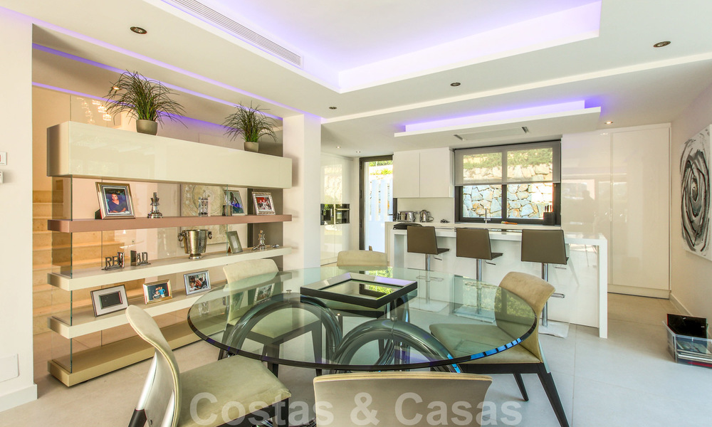Ready to move into new modern luxury villa in gated and secured residential area for sale in Nueva Andalucia, Marbella. Open to reasonable offers! 23651