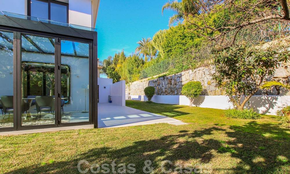 Ready to move into new modern luxury villa in gated and secured residential area for sale in Nueva Andalucia, Marbella. Open to reasonable offers! 23673