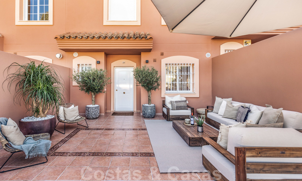 Elegantly renovated townhouse for sale in Aloha, Nueva Andalucia, Marbella 23797