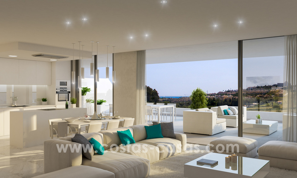 Cataleya in Estepona: ready to move in modern design apartments for sale, on the golf course of Atalaya between Marbella and Estepona 24048