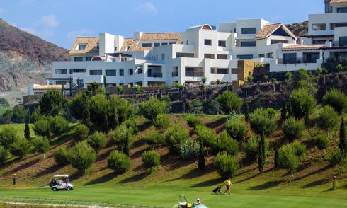 Modern luxury first line golf apartments with stunning golf and sea views for sale in Marbella – Benahavis 24087