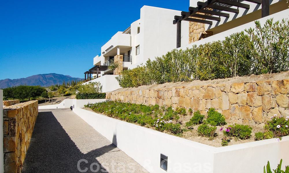Modern spacious luxury apartments with golf and sea views for sale in Marbella - Benahavis 24579