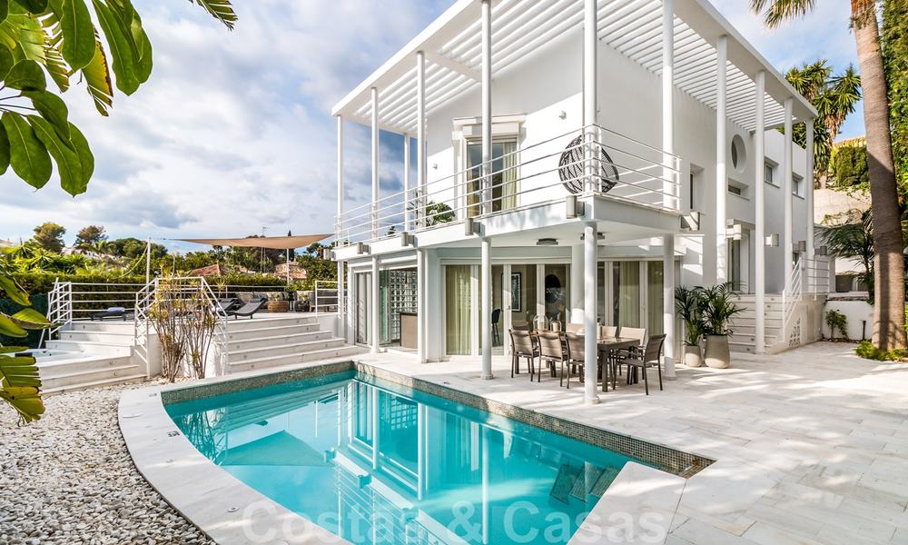 Stylish luxury villa in Art Deco style for sale in Nueva Andalucia, Marbella. Must sell! 24168