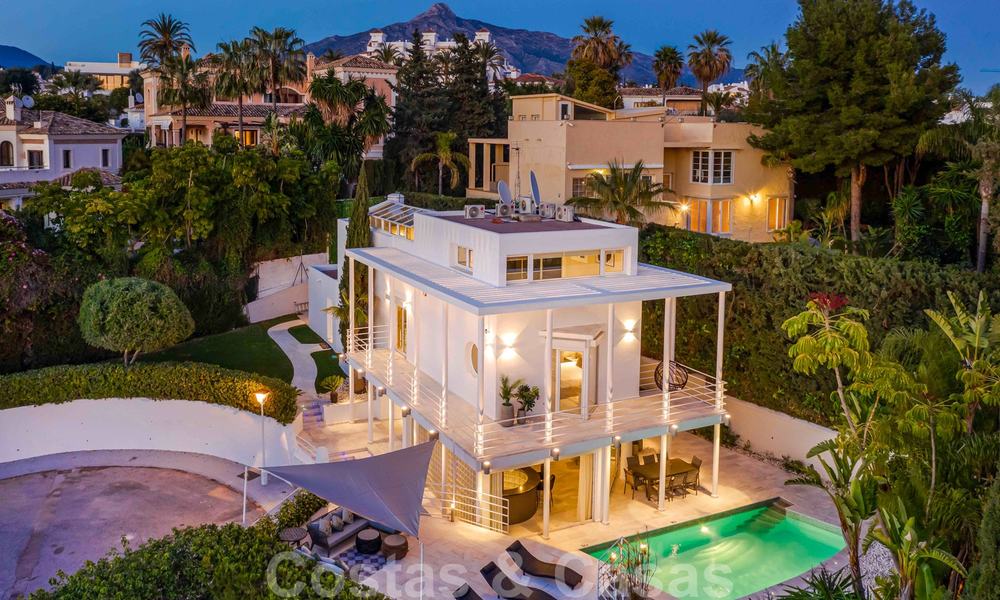 Stylish luxury villa in Art Deco style for sale in Nueva Andalucia, Marbella. Must sell! 24176