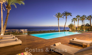 Modern exclusive beachfront villa for sale with panoramic sea views on the New Golden Mile, between Marbella and Estepona. Back on the market! 24281 