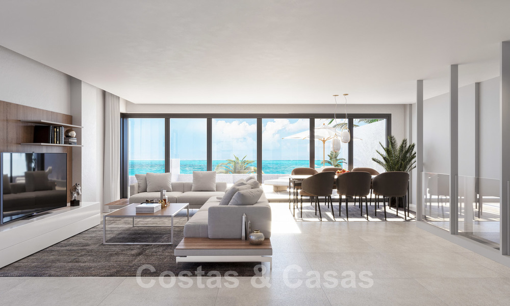 Elegant new modern apartments with panoramic mountain- and sea views for sale in the hills of Estepona 24395