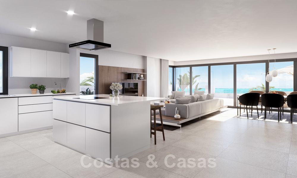 Elegant new modern apartments with panoramic mountain- and sea views for sale in the hills of Estepona 24396