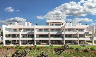 Elegant new modern apartments with panoramic mountain- and sea views for sale in the hills of Estepona 27727 