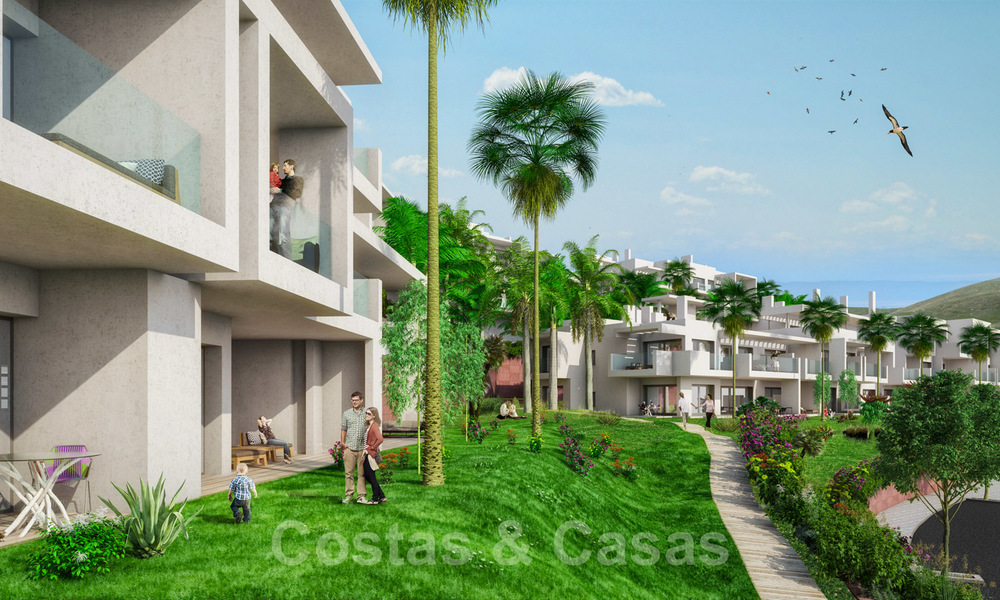 Quality, contemporary design apartments for sale with panoramic sea views in Estepona. Ready to move in, 24363