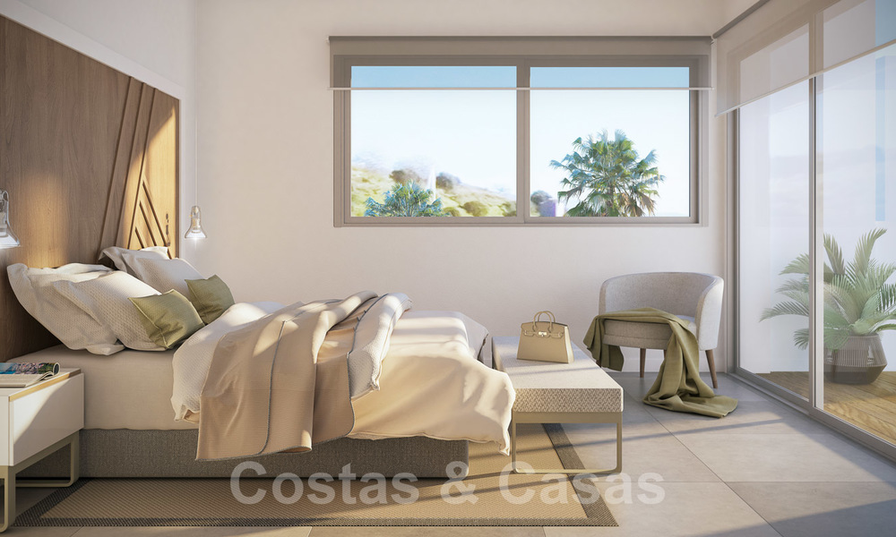 Quality, contemporary design apartments for sale with panoramic sea views in Estepona. Ready to move in, 24366