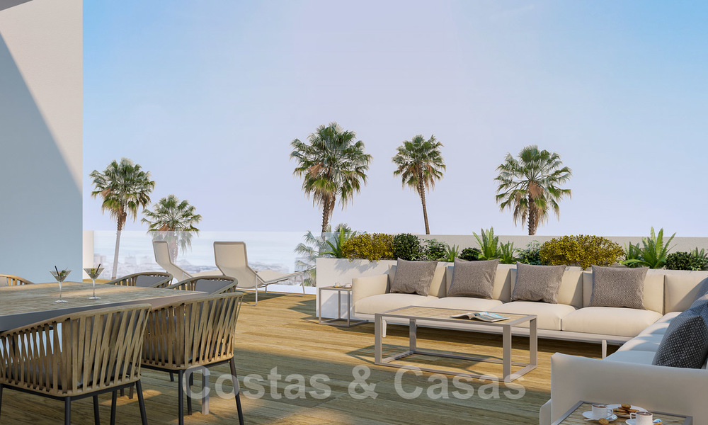 Quality, contemporary design apartments for sale with panoramic sea views in Estepona. Ready to move in, 24367
