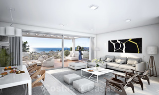 Quality, contemporary design apartments for sale with panoramic sea views in Estepona. Ready to move in, 24368 