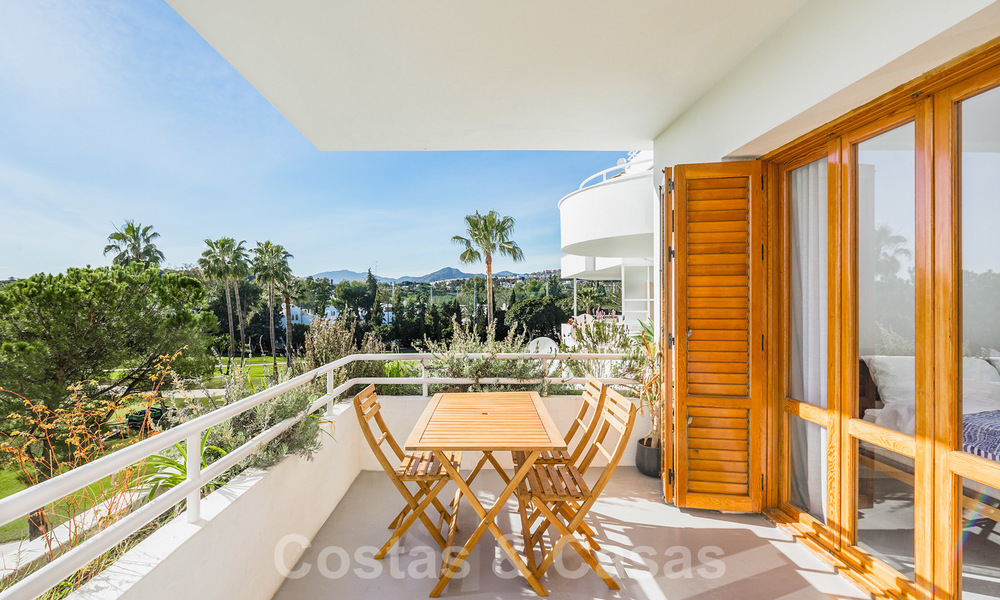 Elegant, renovated apartment for sale, directly on the golf course in Nueva Andalucia - Marbella 24327