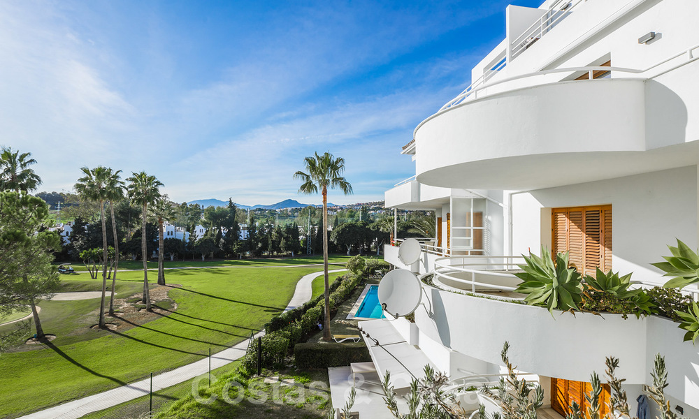 Elegant, renovated apartment for sale, directly on the golf course in Nueva Andalucia - Marbella 24332