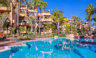 Luxury apartment in a front-line beach complex for sale in San Pedro Playa, within walking distance to amenities and the centre of San Pedro, Marbella 24347 