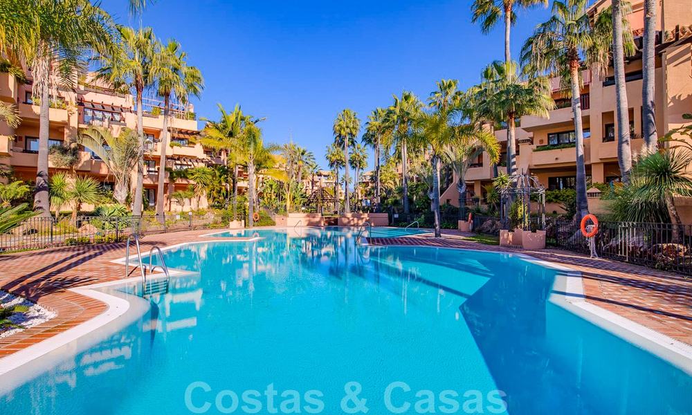 Luxury apartment in a front-line beach complex for sale in San Pedro Playa, within walking distance to amenities and the centre of San Pedro, Marbella 24349
