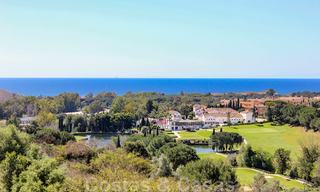 Mediterranean style villas and semi-detached villas with sea- and golf views in Elviria, Marbella 24416 