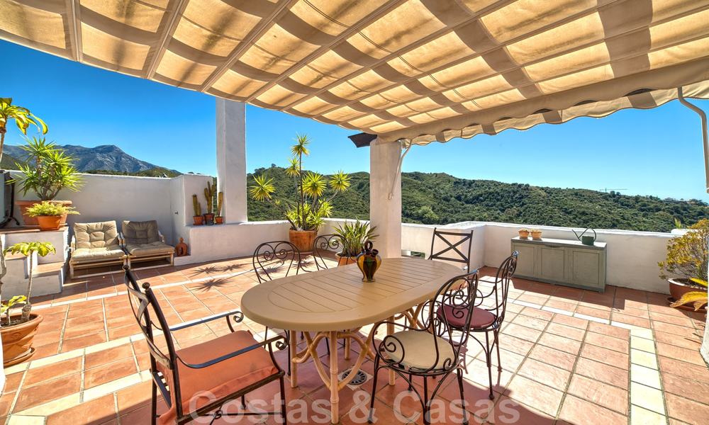 Stunning penthouse apartment in exclusive, gated frontline golf complex with panoramic views in La Quinta, Benahavis - Marbella 24441