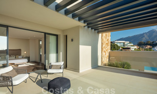Contemporary modern newly built villas for sale in Nueva Andalucia, Marbella 24458 