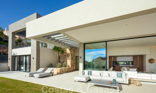 Contemporary modern newly built villas for sale in Nueva Andalucia, Marbella 24477 