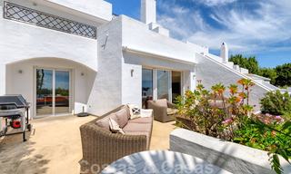 Renovated in contemporary style, duplex apartment for sale with sea views on the New Golden Mile between Marbella and Estepona 24731 