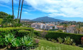 Renovated in contemporary style, duplex apartment for sale with sea views on the New Golden Mile between Marbella and Estepona 24733 