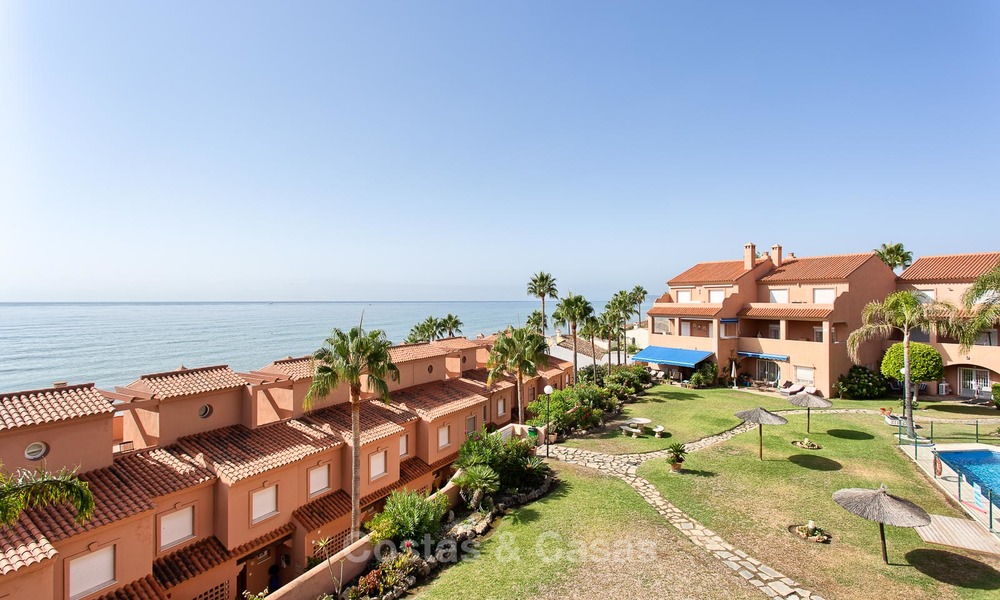 Penthouse apartment for sale in a front-line beach complex in Estepona 24648