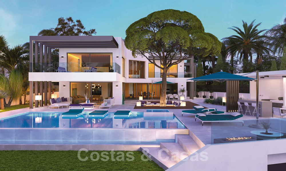 Unique, contemporary beachside villa for sale with amazing sea views in East Marbella 24744