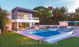 Unique, contemporary beachside villa for sale with amazing sea views in East Marbella 24746 