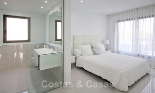 New ready to move in modern design apartment for sale, on the golf course between Marbella and Estepona 24842 