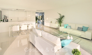 New ready to move in modern design apartment for sale, on the golf course between Marbella and Estepona 24846 
