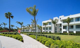 New ready to move in modern design apartment for sale, on the golf course between Marbella and Estepona 24856 
