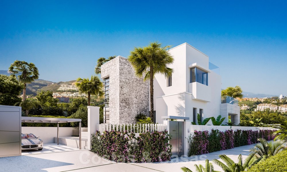 Modern ecological villa for sale with golf views in exclusive residential area near Golf Valley in Nueva Andalucia, Marbella 24959