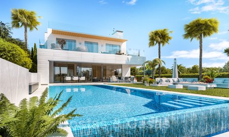 Modern ecological villa for sale with golf views in exclusive residential area near Golf Valley in Nueva Andalucia, Marbella 24960