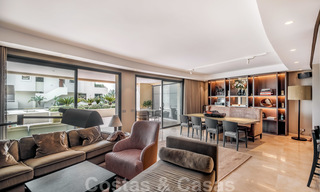 Exclusive modern apartment for sale with a contemporary luxury interior in Sierra Blanca, Golden Mile, Marbella 24973 