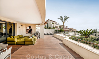 Exclusive modern apartment for sale with a contemporary luxury interior in Sierra Blanca, Golden Mile, Marbella 24978 