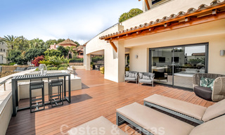 Exclusive modern apartment for sale with a contemporary luxury interior in Sierra Blanca, Golden Mile, Marbella 24985 