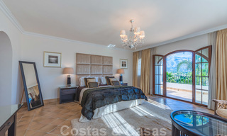 Large luxury villa for sale with stunning panoramic views over the golf valley, the mountains and the Mediterranean Sea in Nueva Andalucia, Marbella 25057 
