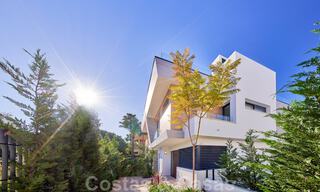 Modern, semi-detached villas for sale at 300 meters from the beach in Puerto Banus, Marbella 31646 