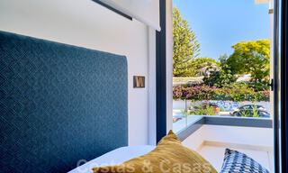 Modern, semi-detached villas for sale at 300 meters from the beach in Puerto Banus, Marbella 31657 