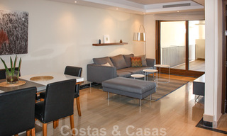 Modern apartment for sale in a frontline beach complex with sea views between Marbella and Estepona 25606 