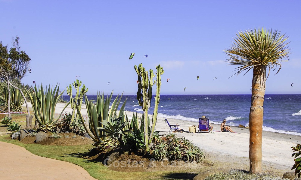 Sea - beach front line luxury apartments for sale, between Marbella - Estepona 13764