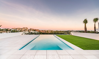 New impressive contemporary luxury villa for sale with stunning golf and sea views in Marbella - Benahavis 25790 