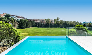 Ready to move in new modern luxury villa for sale, located directly on the golf course in Marbella - Benahavis 33917 
