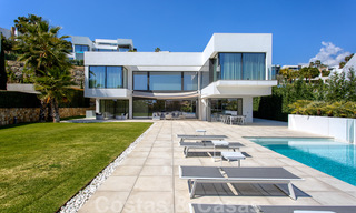 Ready to move in new modern luxury villa for sale, located directly on the golf course in Marbella - Benahavis 35397 