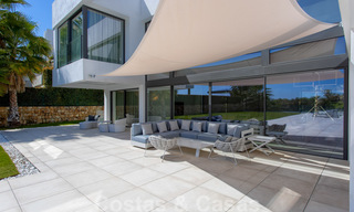 Ready to move in new modern luxury villa for sale, located directly on the golf course in Marbella - Benahavis 35400 