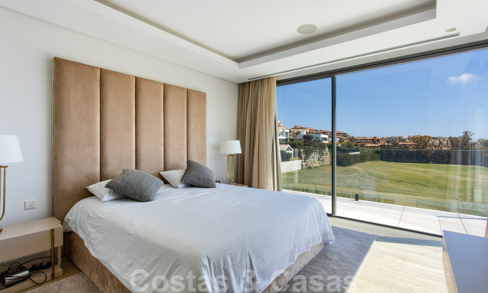 Ready to move in new modern luxury villa for sale, located directly on the golf course in Marbella - Benahavis 35411