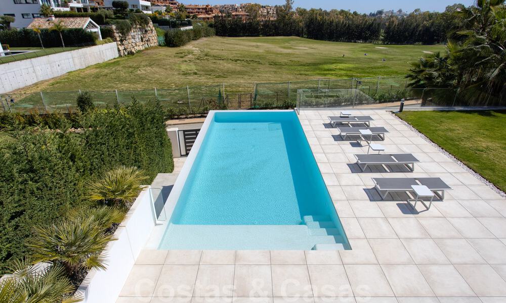 Ready to move in new modern luxury villa for sale, located directly on the golf course in Marbella - Benahavis 35426