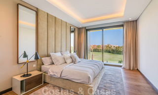 Ready to move in new, modern spacious luxury villa for sale, located directly on the golf course in Marbella - Benahavis 25916 